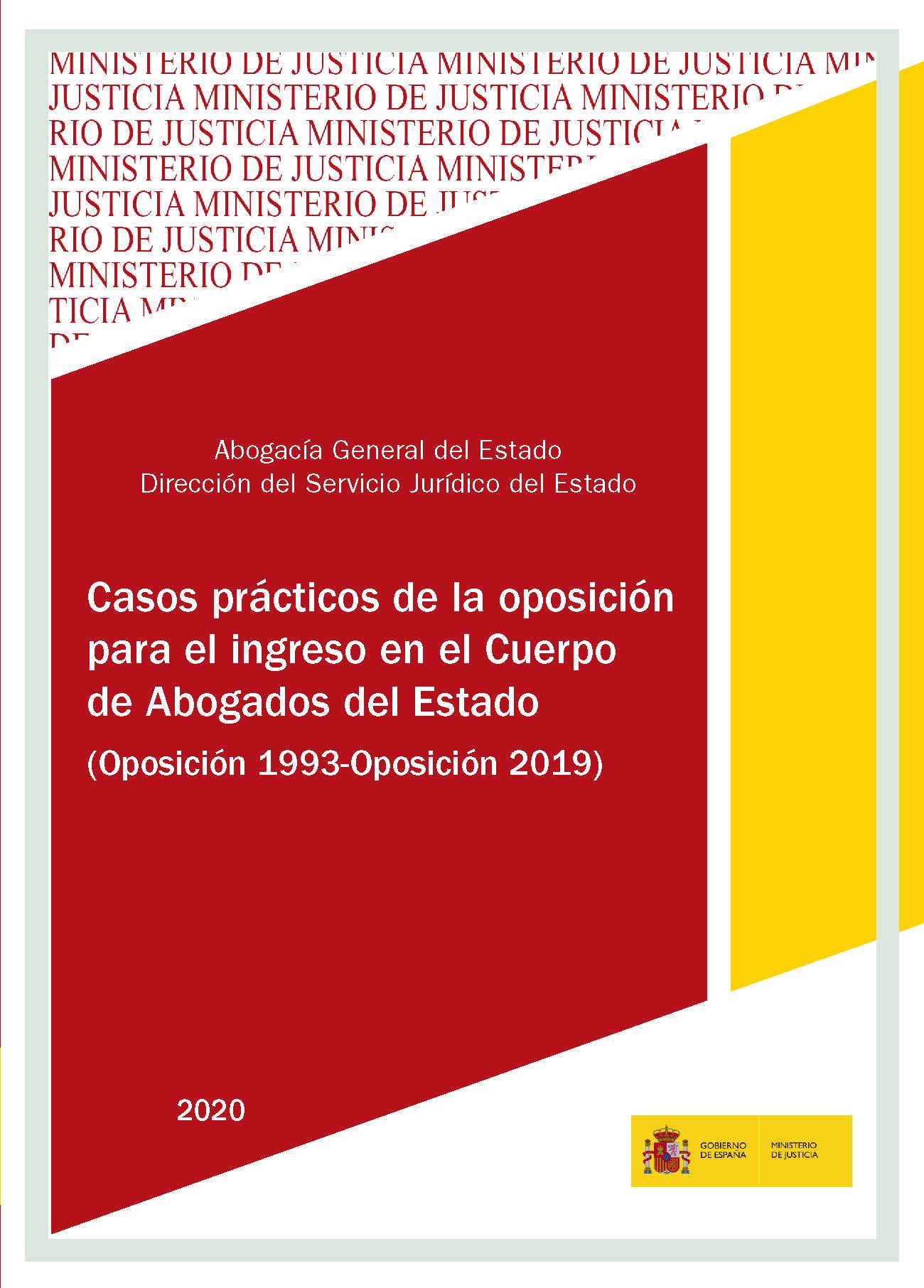 View details of CASOS PRÁCTICOS DE LA OPOSICIÓN PARA EL INGRESO EN EL CUERPO DE ABOGADOS DEL ESTADO. 2020
