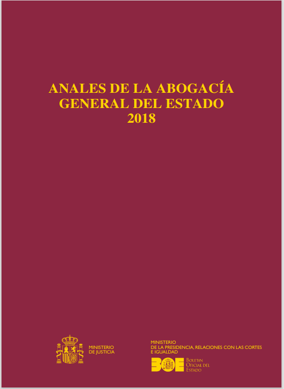 View details of Anales de la Abogacía General del Estado 2018