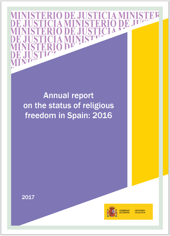 Ver detalles de Annual report on the status of religious freedom in Spain 2016