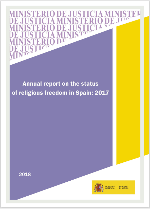 Ver detalles de Annual report on the status of religious freedom in Spain: 2017