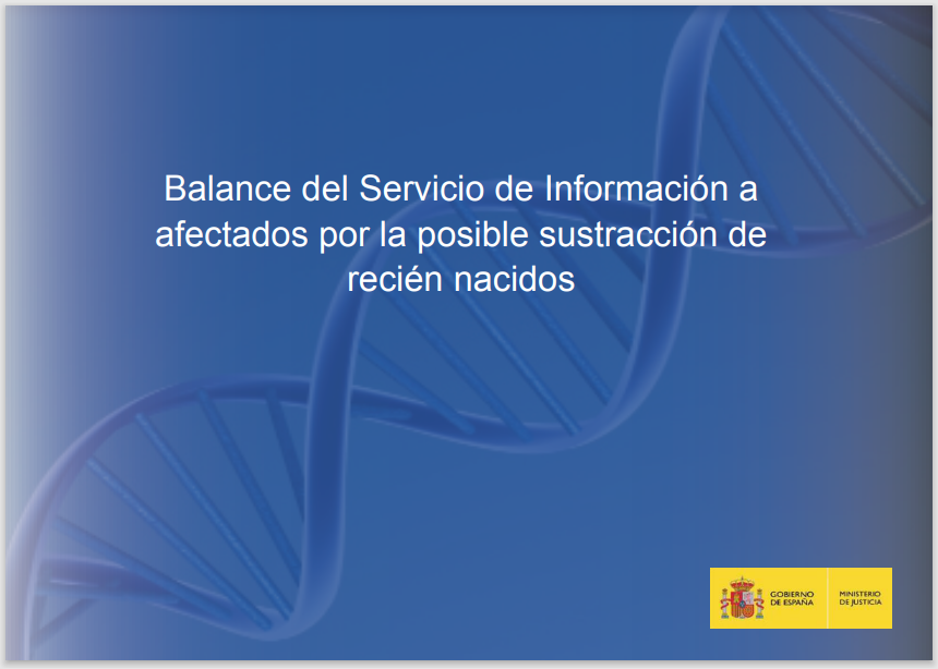 Ver detalles de Balance del Servicio de Información a afectados por la posible sustracción de recién nacidos