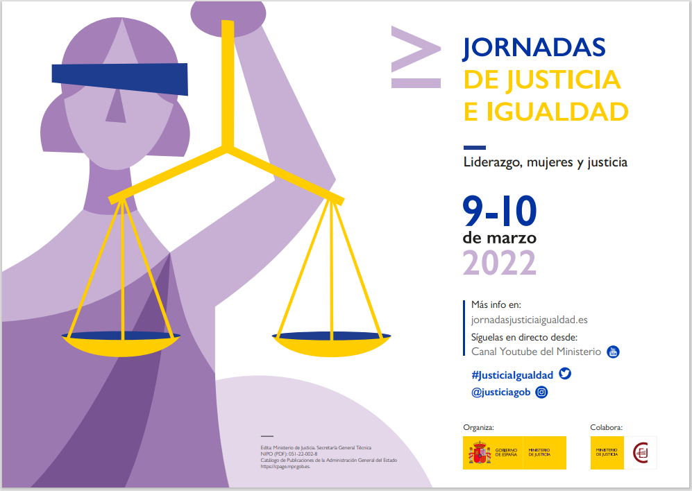 Ver detalles de IV Jornadas de Justicia e Igualdad 2022 (cartel)