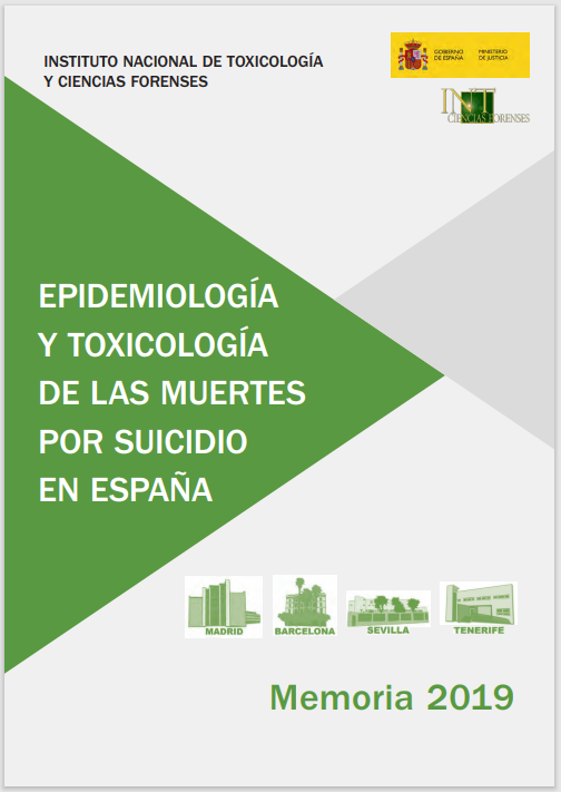 Ver detalles de Epidemiología y toxicología de las muertes por suicidio en España. Memoria 2019