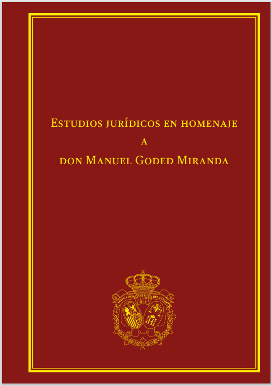 Ver detalles de Estudios Juridicos en Homenaje a don Manuel Goded Miranda