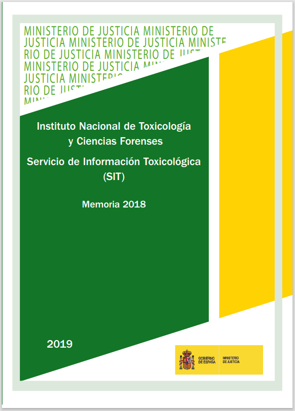 Ver detalles de Instituto Nacional de Toxicología y Ciencias Forenses. Servicio de Información Toxicológica (SIT). Memoria 2018