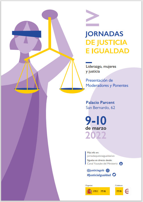 Ver detalles de IV Jornadas de Justicia e Igualdad. Presentación de moderadores y ponentes