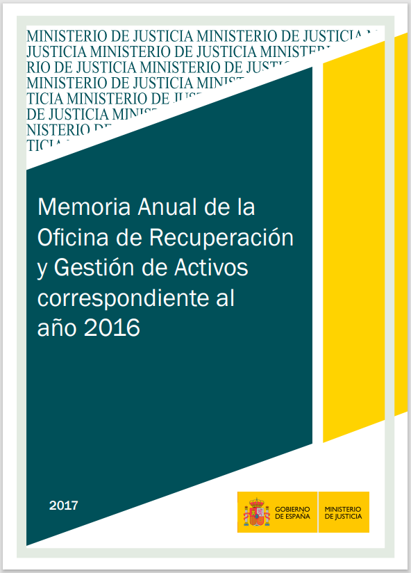 Ver detalles de Memoria anual de la Oficina de Recuperación y Gestión de Activos correspondiente al año 2016