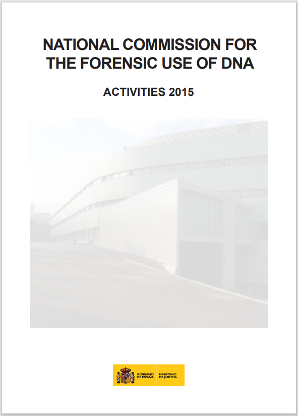 Ver detalles de National Commision for the forensic use of DNA. Activities 2015