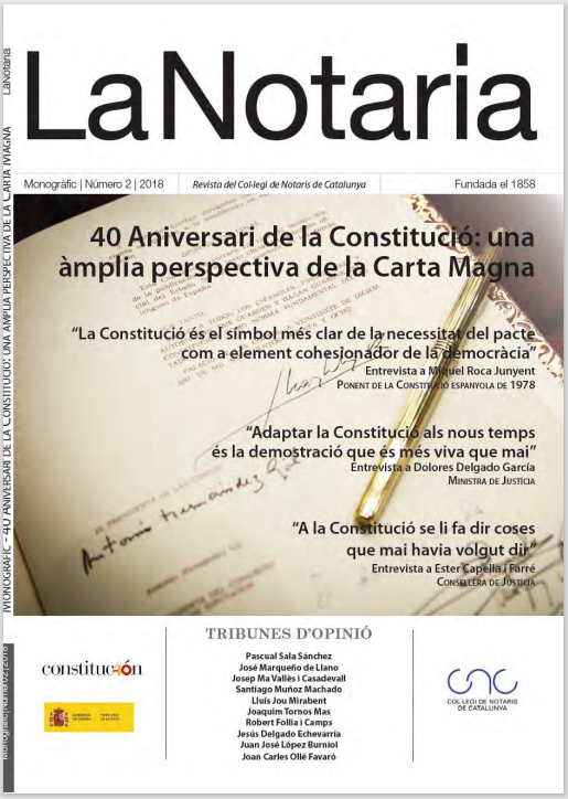 Ver detalles de Revista La Notaría (en catalán)