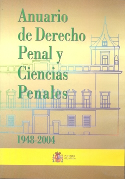 View details of ANUARIO DE DERECHO PENAL Y CIENCIAS PENALES AÑOS 1948-2004. EDICIÓN 2006 CD
