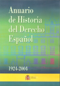 Veure els detalls de ANUARIO DE HISTORIA DEL DERECHO ESPAÑOL AÑOS 1924-2004. EDICIÓN 2006 CD