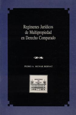 View details of REGÍMENES JURÍDICOS DE MULTIPROPIEDAD EN DERECHO COMPARADO  1991