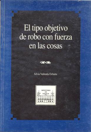 View details of TIPO OBJETIVO DE ROBO CON FUERZA EN LAS COSAS  1993
