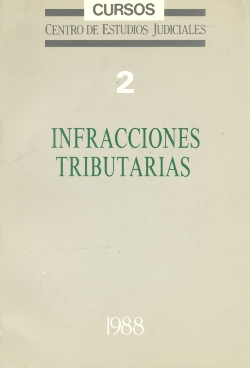 View details of INFRACCIONES TRIBUTARIAS. COLECCIÓN DE CURSOS Nº 2  1988